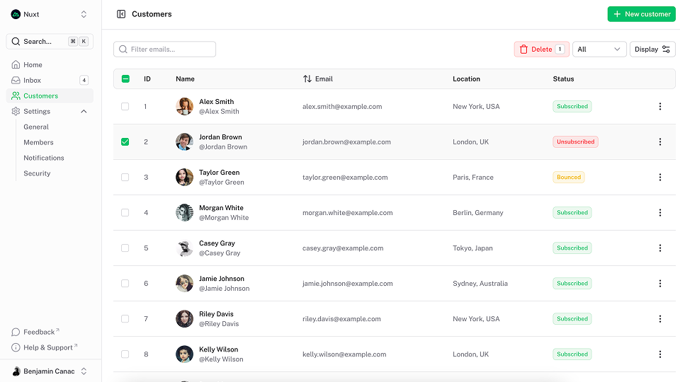 App screenshot