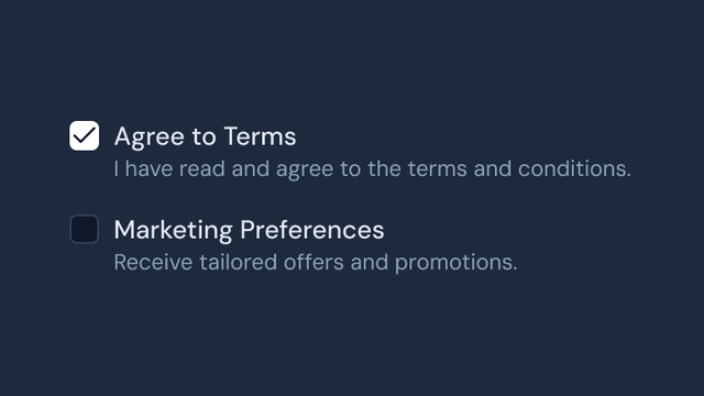 Checkbox preview