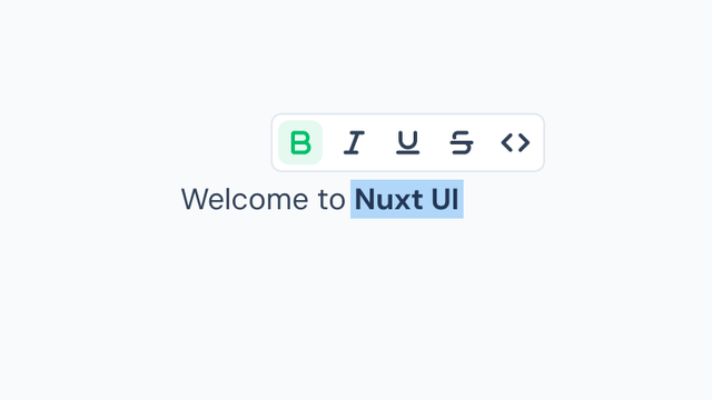 EditorToolbar preview
